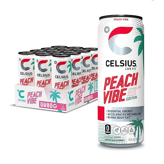 Celsius Energy Drink - Sparkling Essential Fitness Drink - 12x355ml