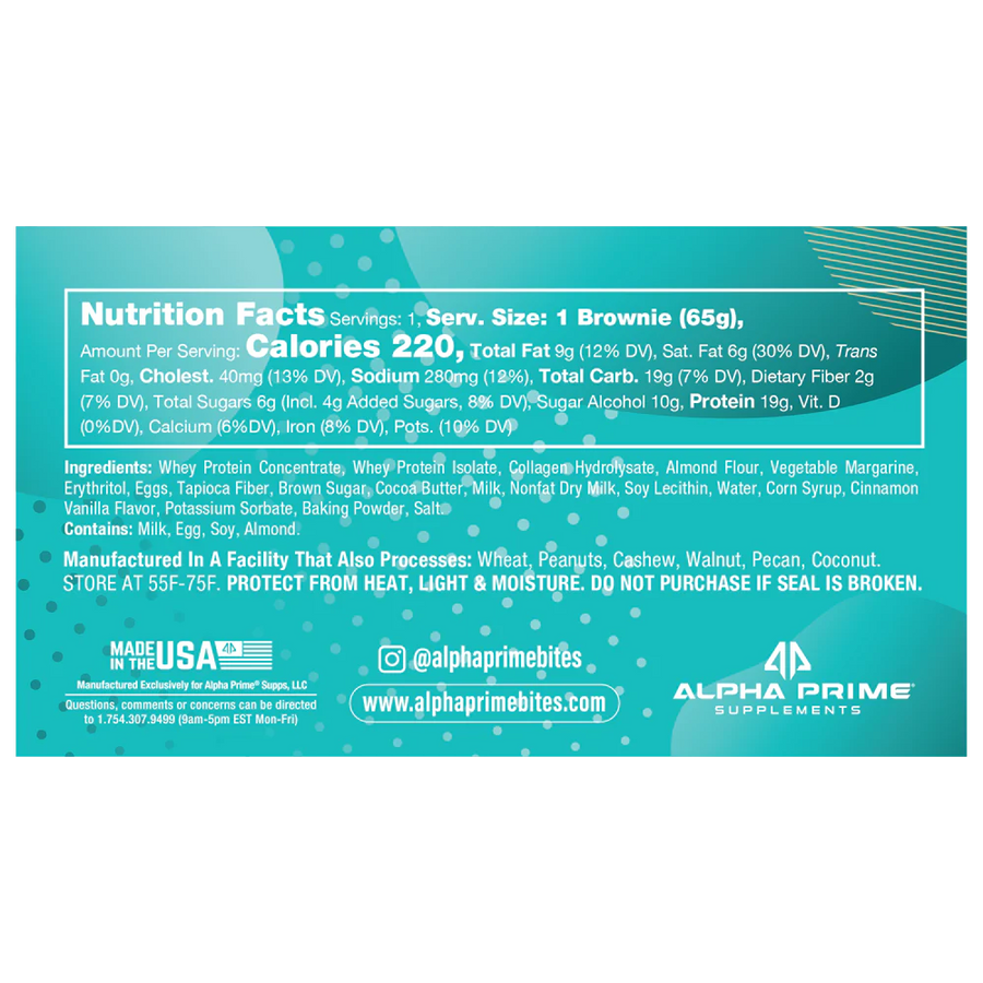 Prime Bites - Protein Brownie - Box 12