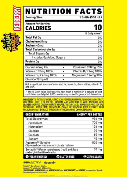 Ghost - Hydration Drink Zero Caffeine - 500ml