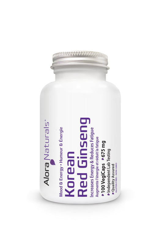 Alora Naturals -  Red Korean Ginseng 100Vcaps