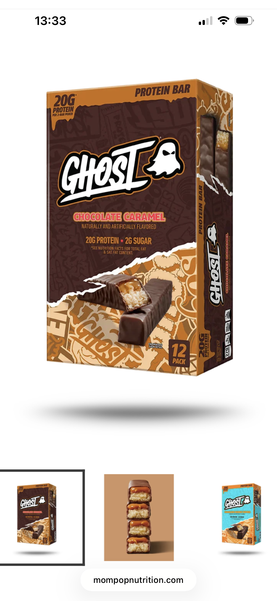 Ghost protein bar