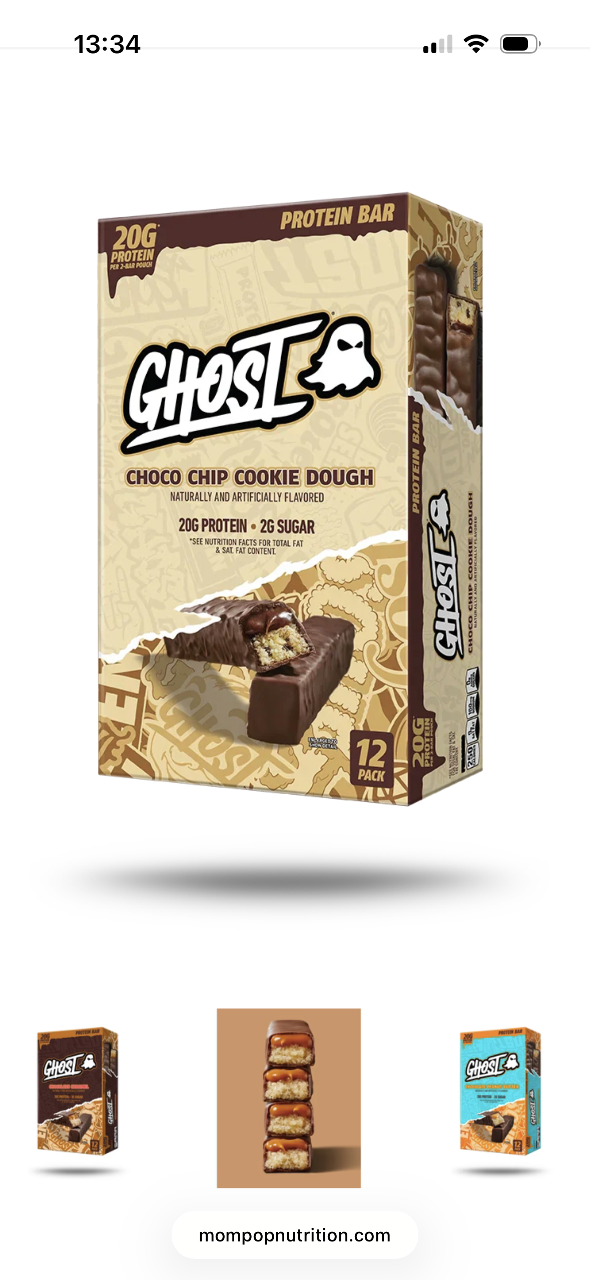 Ghost protein bar