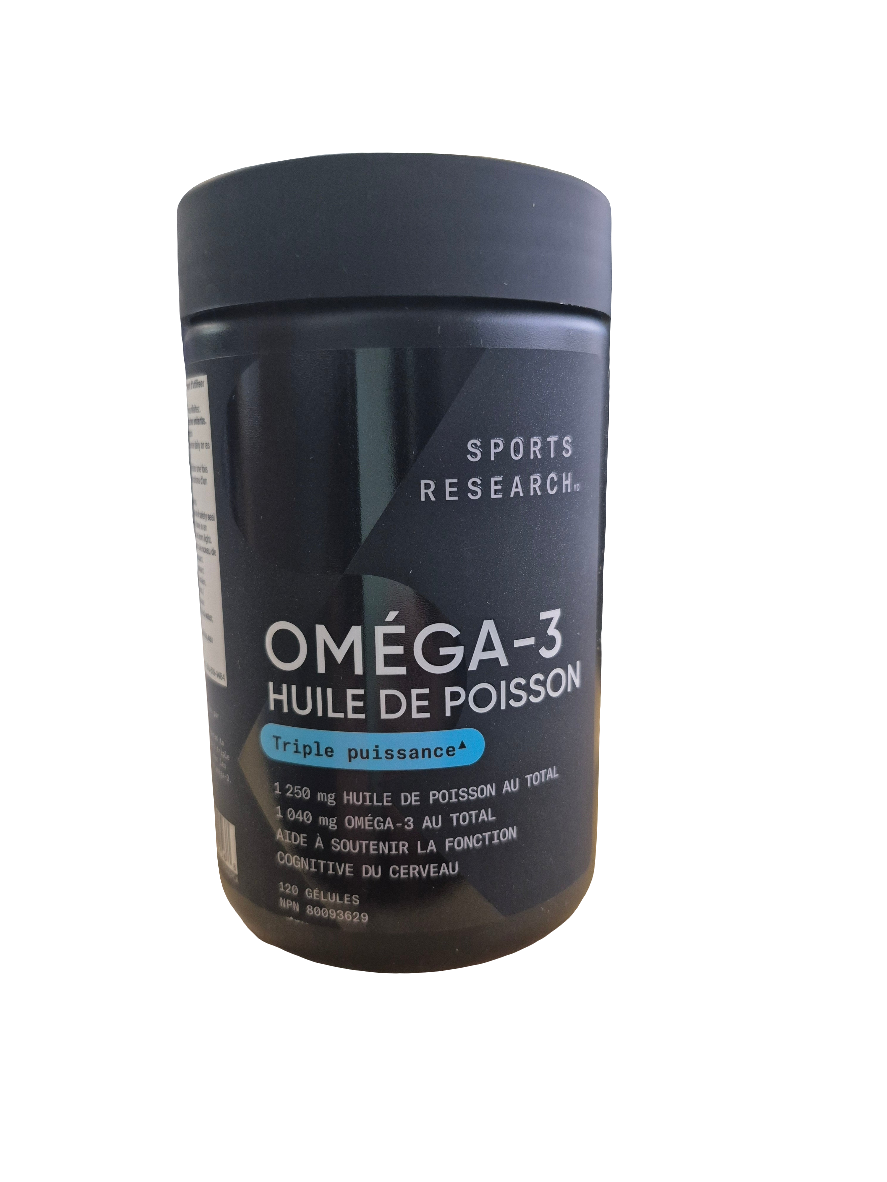 Sport Research - Omega-3 Fish Oil from Wild Alaska Pollock - 120 Softgels