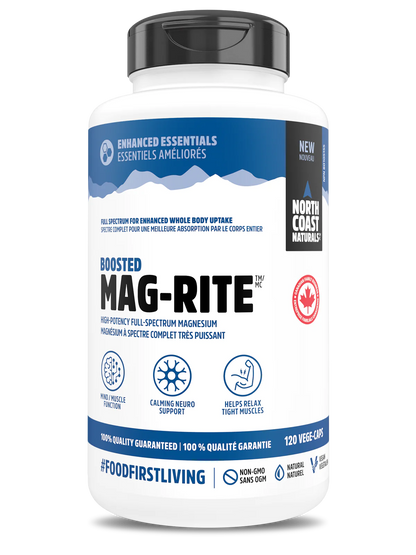North Coast Naturals - Boosted MagRite - 120 VCaps