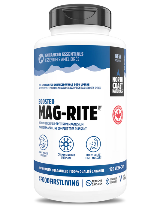 North Coast Naturals - Boosted MagRite - 120 VCaps