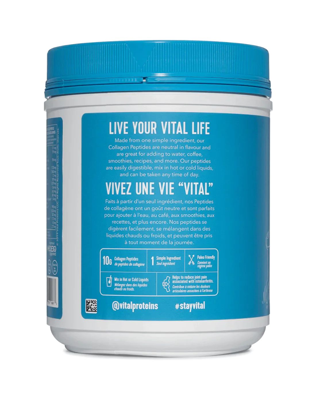 Vital Proteins - Bovine Collagen Peptides - 567g Unflavored