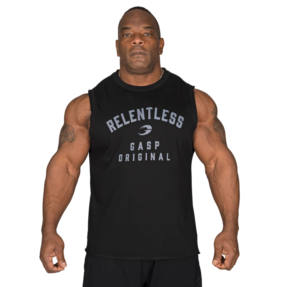 Gasp Vintage Tank Black