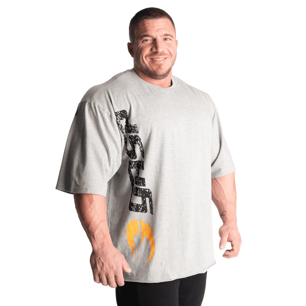 Gasp Iron Tee Grey Melange