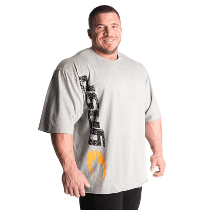 Gasp Iron Tee Grey Melange