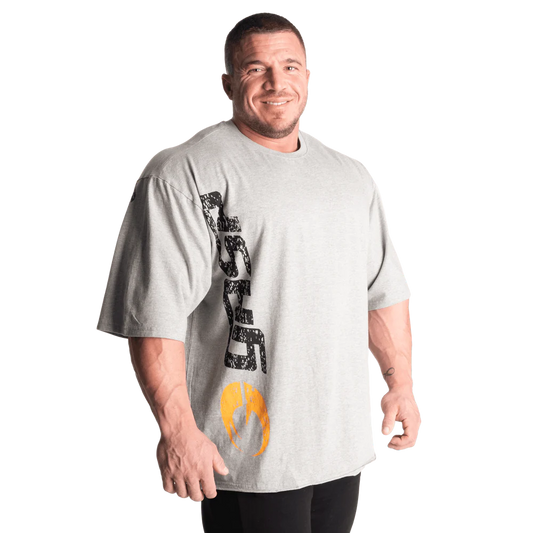 Gasp Iron Tee Grey Melange