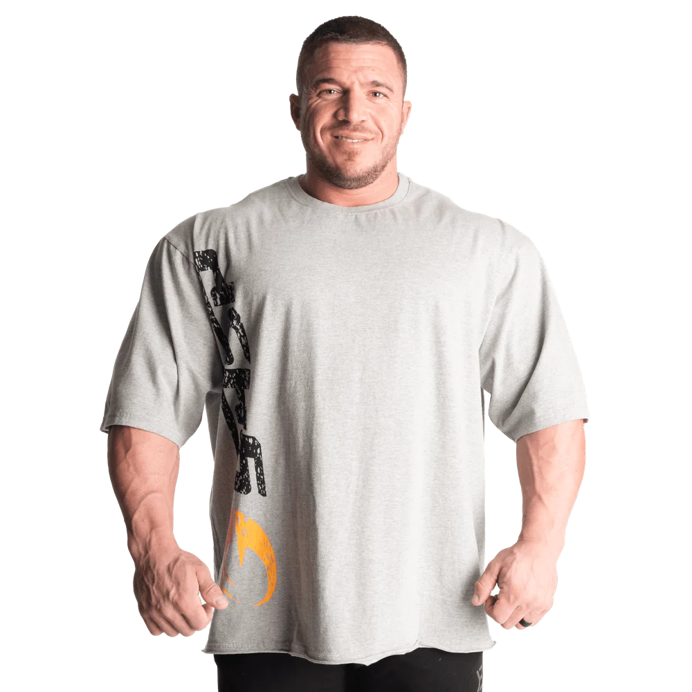 Gasp Iron Tee Grey Melange