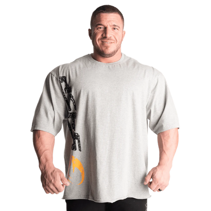 Gasp Iron Tee Grey Melange