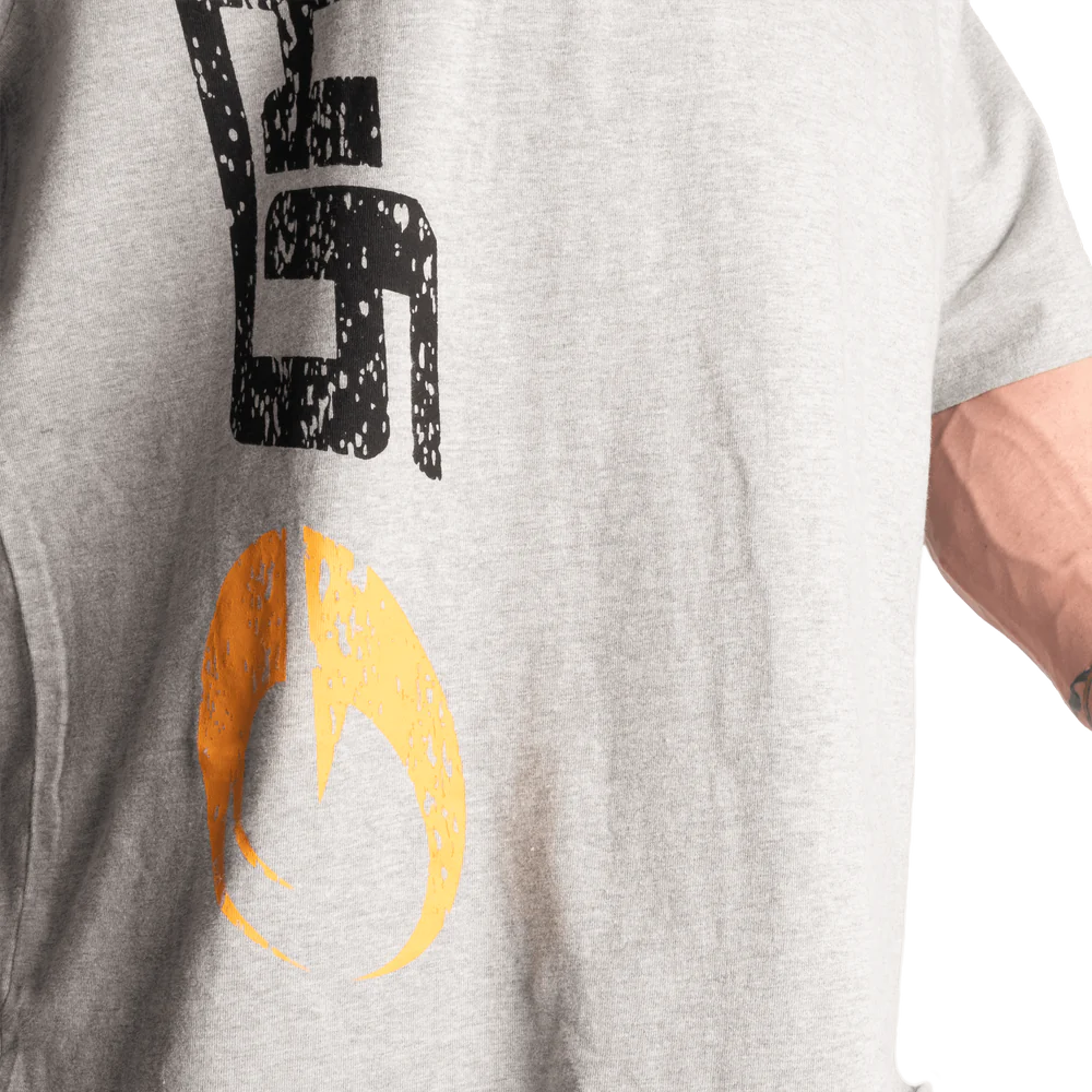 Gasp Iron Tee Grey Melange