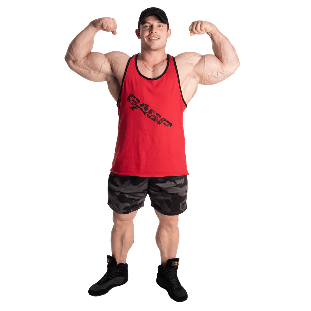 Gasp Vintage Tank Red Chili