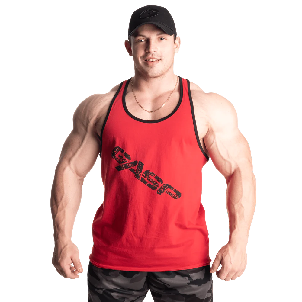 Gasp Vintage Tank Red Chili