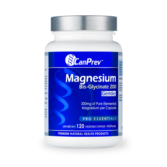 CanPrev - Magnesium Bis-Glycinate 200 Gentle - 120Vcaps
