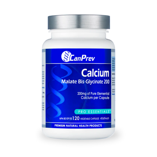 CanPrev - Calcium Malate Bi-Glycinate 200 - 120Vcaps