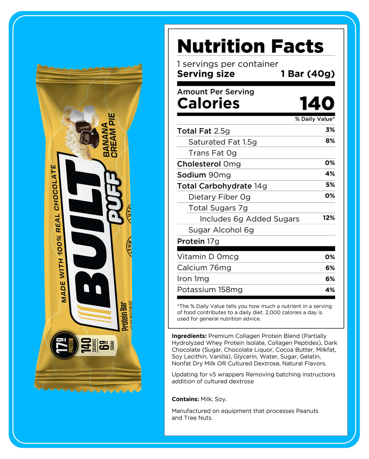 Built Bar Puffs - Limited Edition - 40g