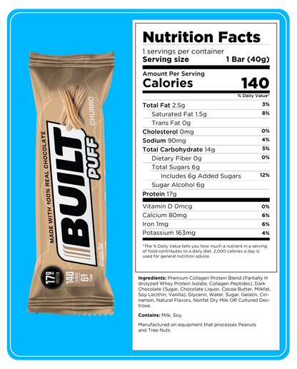 Built Bar Puffs - Limited Edition - 40g
