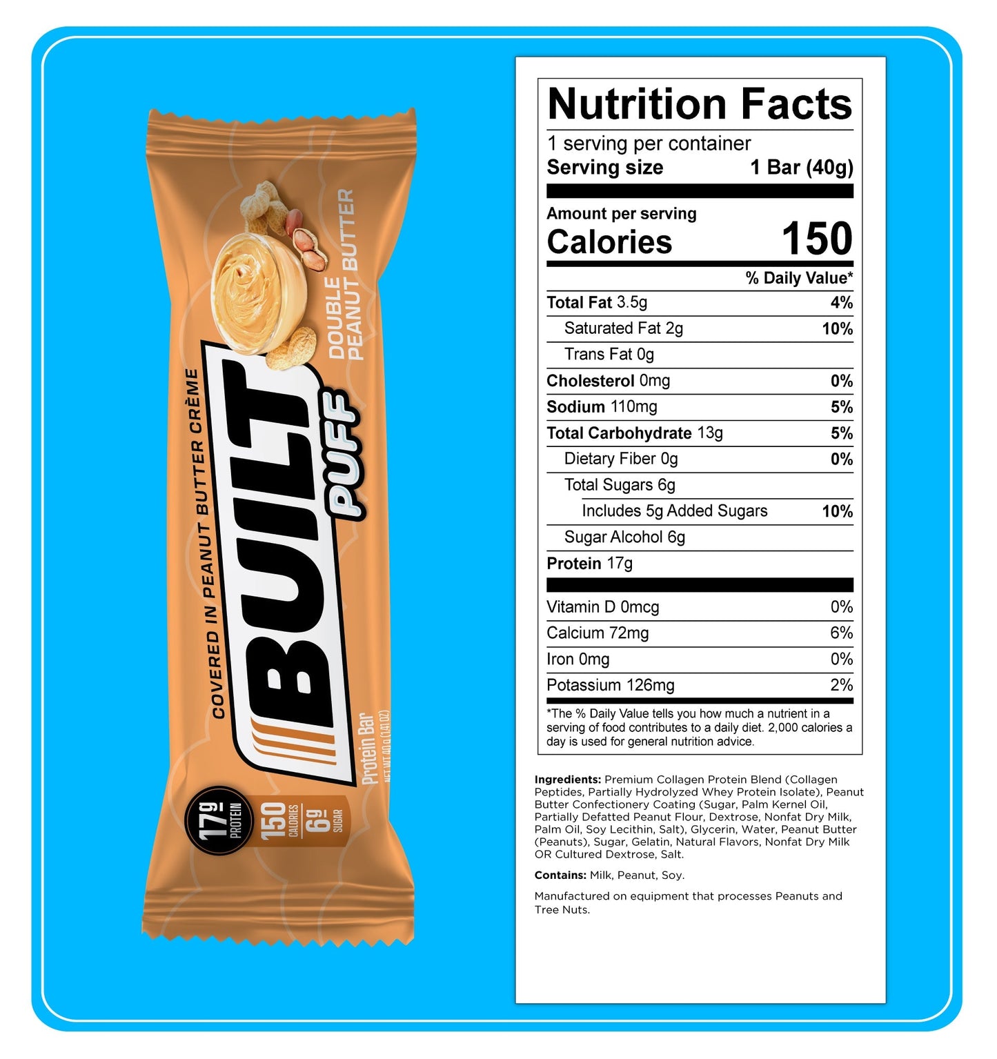 Built Bar Puffs - Limited Edition - 40g