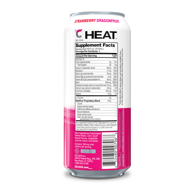 Celsius Heat- Performance Drink - 12x473ml
