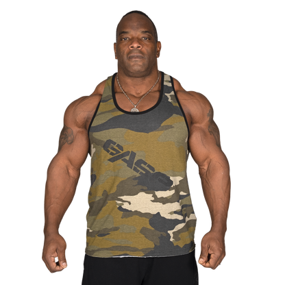Gasp Vintage T-Back Green Camo