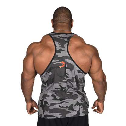 Gasp Vintage T-Back Grey Camo