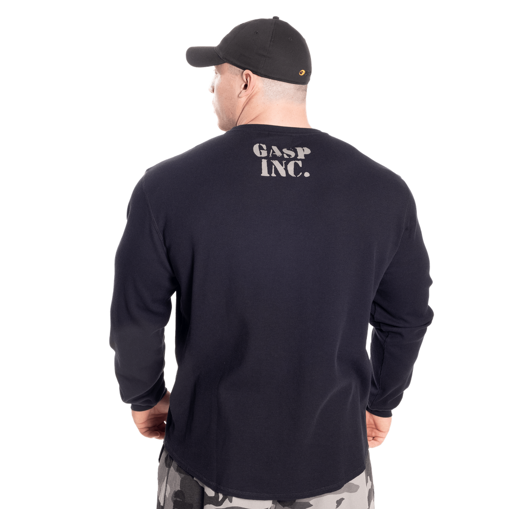Gasp Thermal Gym Sweater Asphalt