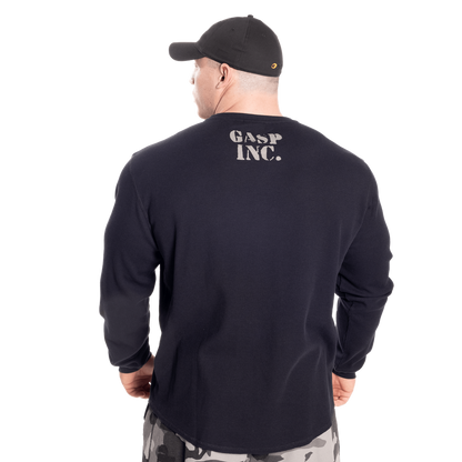Gasp Thermal Gym Sweater Asphalt