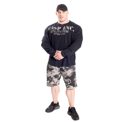 Gasp Thermal Gym Sweater Asphalt