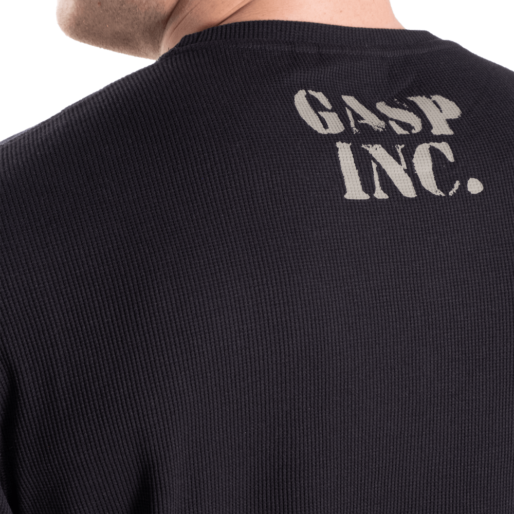 Gasp Thermal Gym Sweater Asphalt