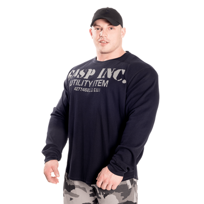 Gasp Thermal Gym Sweater Asphalt
