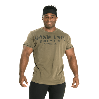 Gasp Basic Utility Tee Washed Green
