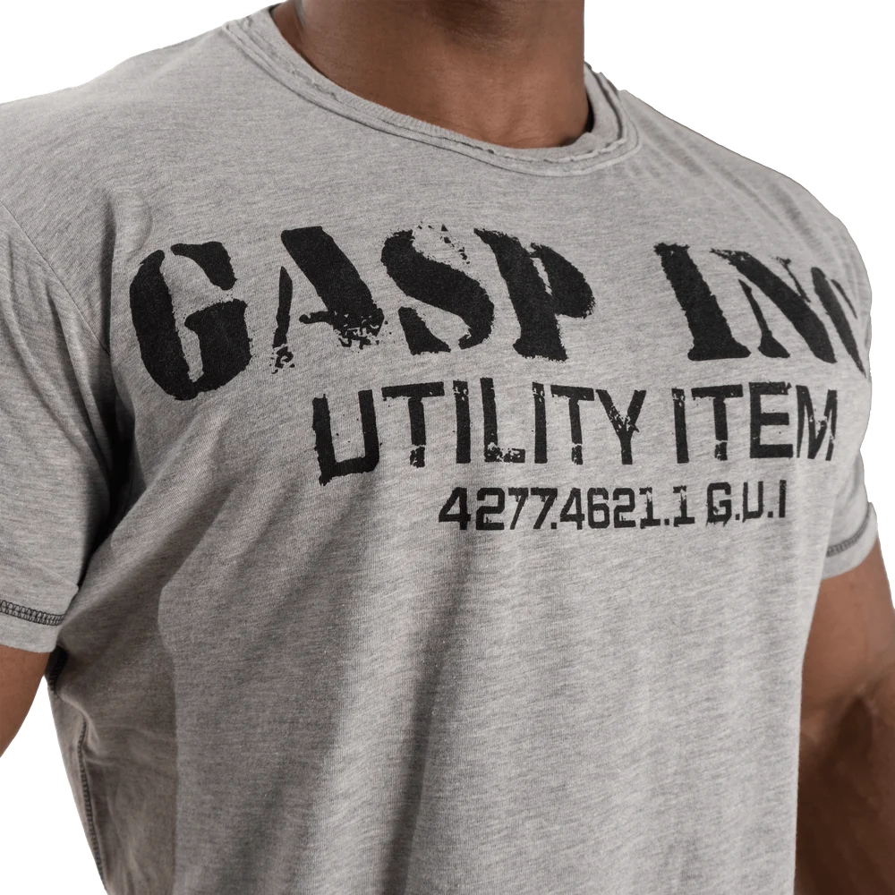 Gasp Basic Utility Tee Washed Grey