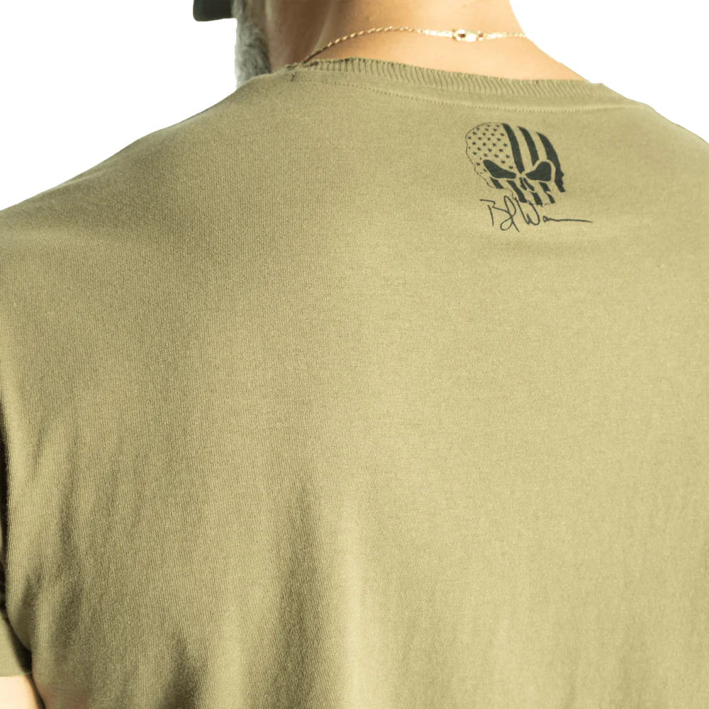 Gasp Relentless Skull Tee Washed Green