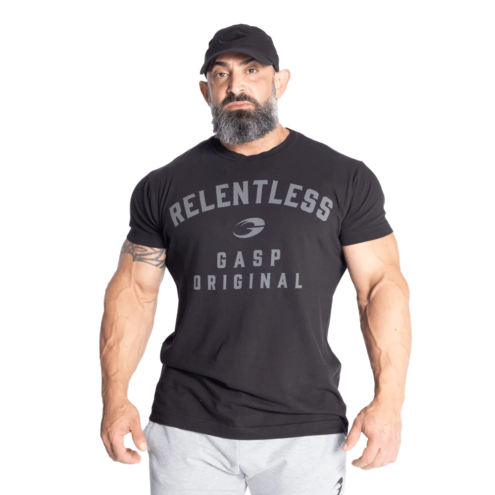Gasp Relentless Skull Tee Black