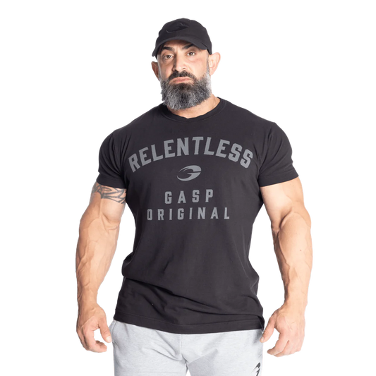 Gasp Relentless Skull Tee Black