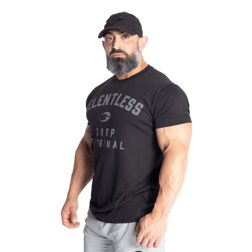 Gasp Relentless Skull Tee Black