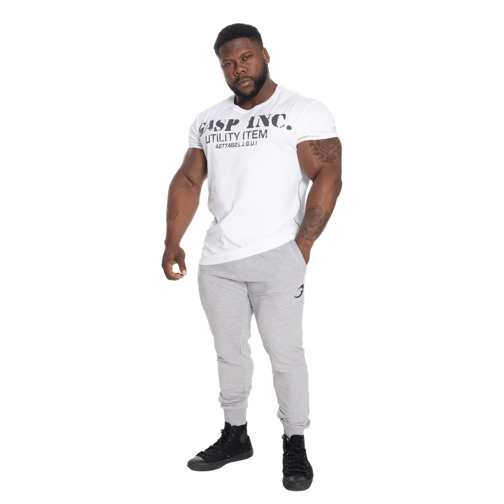 Gasp Tapered Joggers Grey Melange