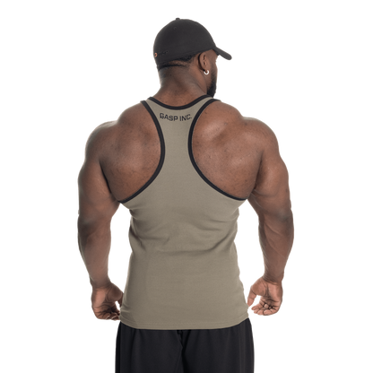 Gasp Ribbed T-Back Washed Green