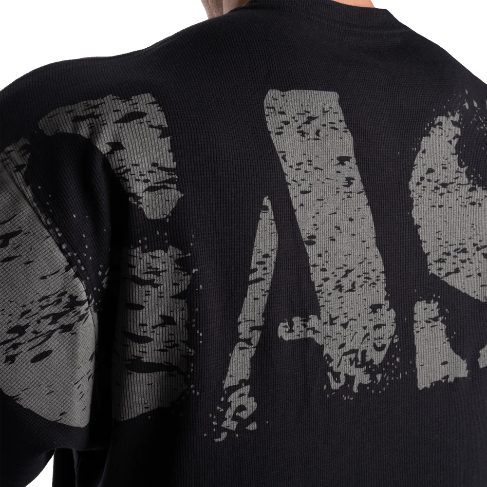 Gasp Iron Thermal Tee Asphalt