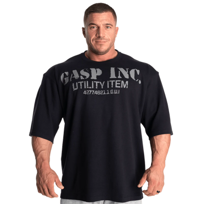 Gasp Iron Thermal Tee Asphalt