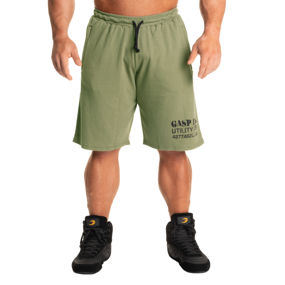 Gasp Thermal Shorts Washed Green