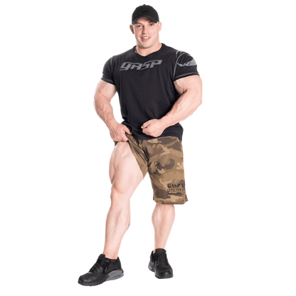 Gasp Thermal Shorts Green Camoprint