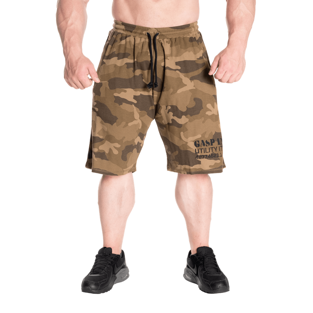 Gasp Thermal Shorts Green Camoprint