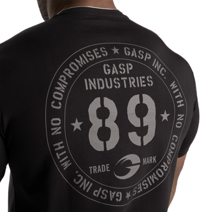 Gasp 89 Classic Tapered Tee Black