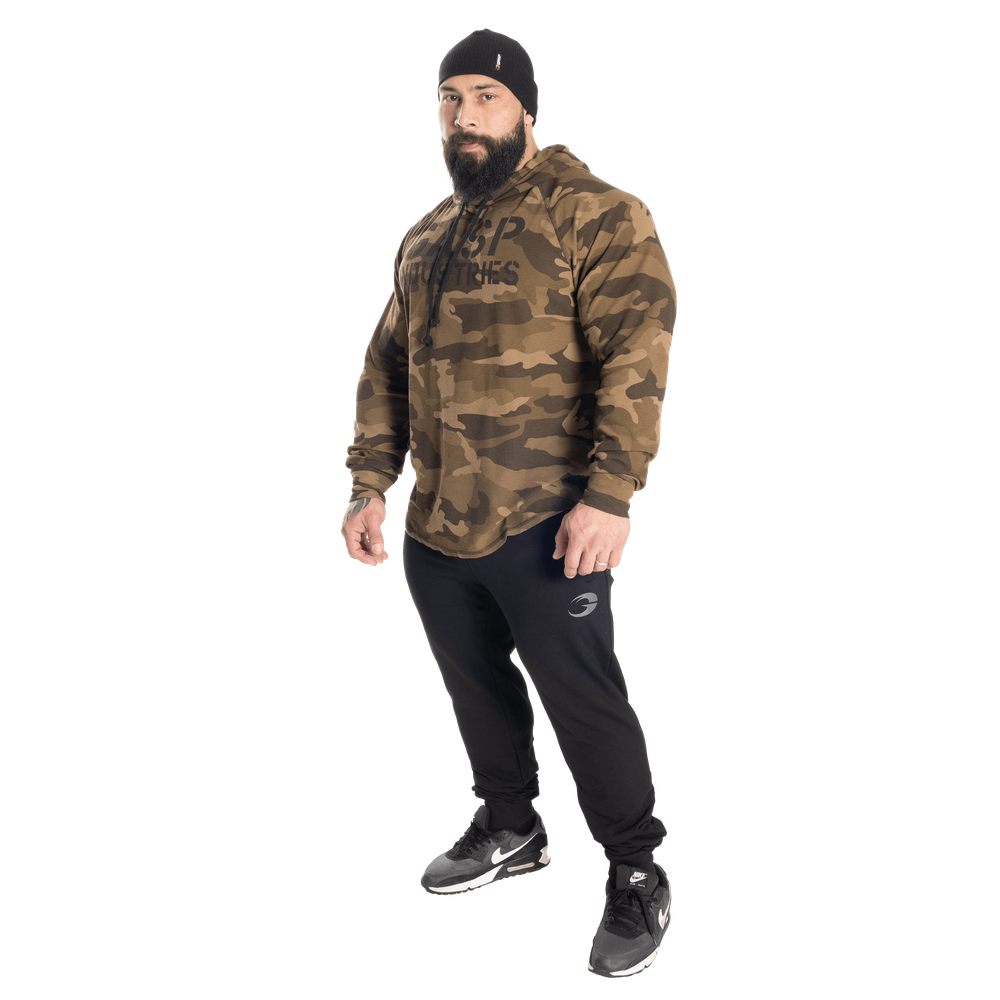 Gasp LS Thermal Hoodie Green Camoprint
