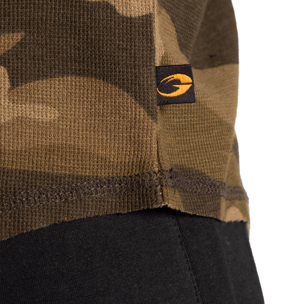 Gasp LS Thermal Hoodie Green Camoprint