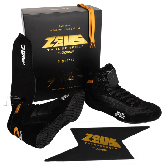 Gasp Zeus Thunderbolt Hi Tops Black
