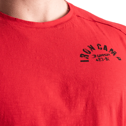 Gasp Throwback LS Tee Chili Red